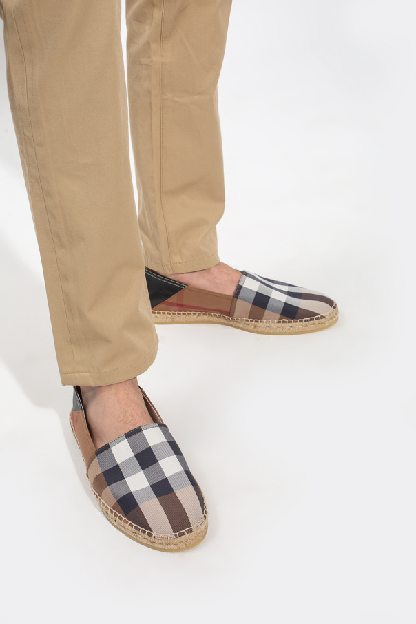 Burberry canvas check espadrilles sale